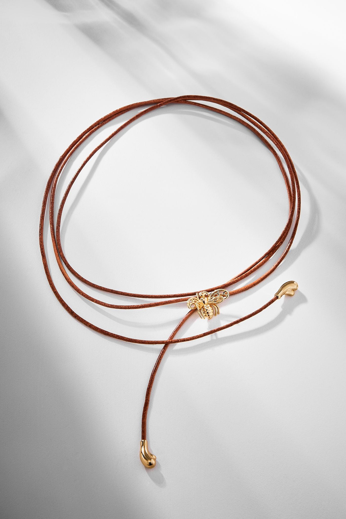 Collana Ape in Pelle (Madre)