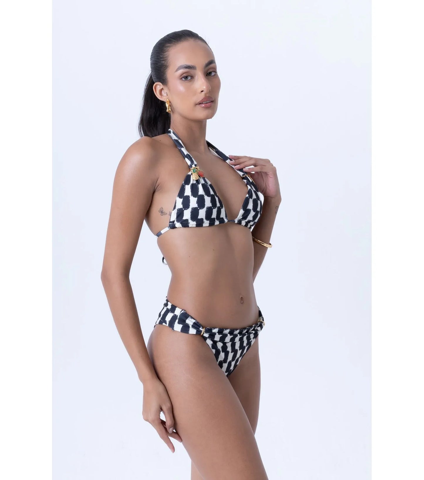 Bikini nero Damier