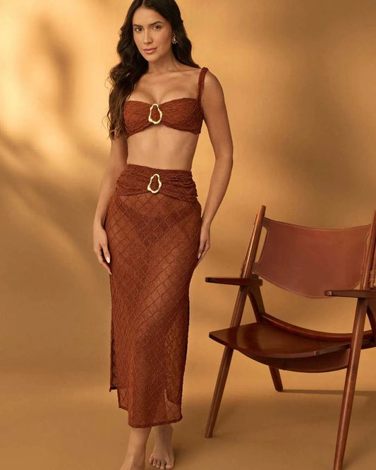 WESTERN MIDI SKIRT