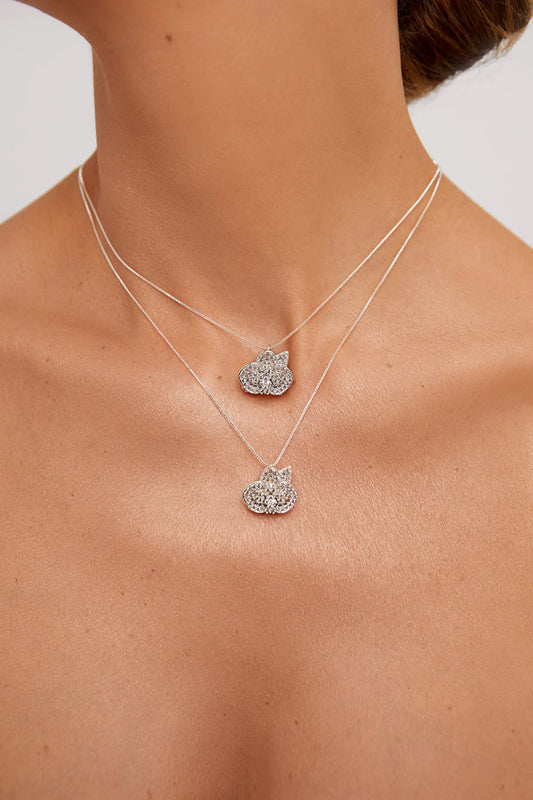 Collana Orchidea  Tempestate di Zirconi