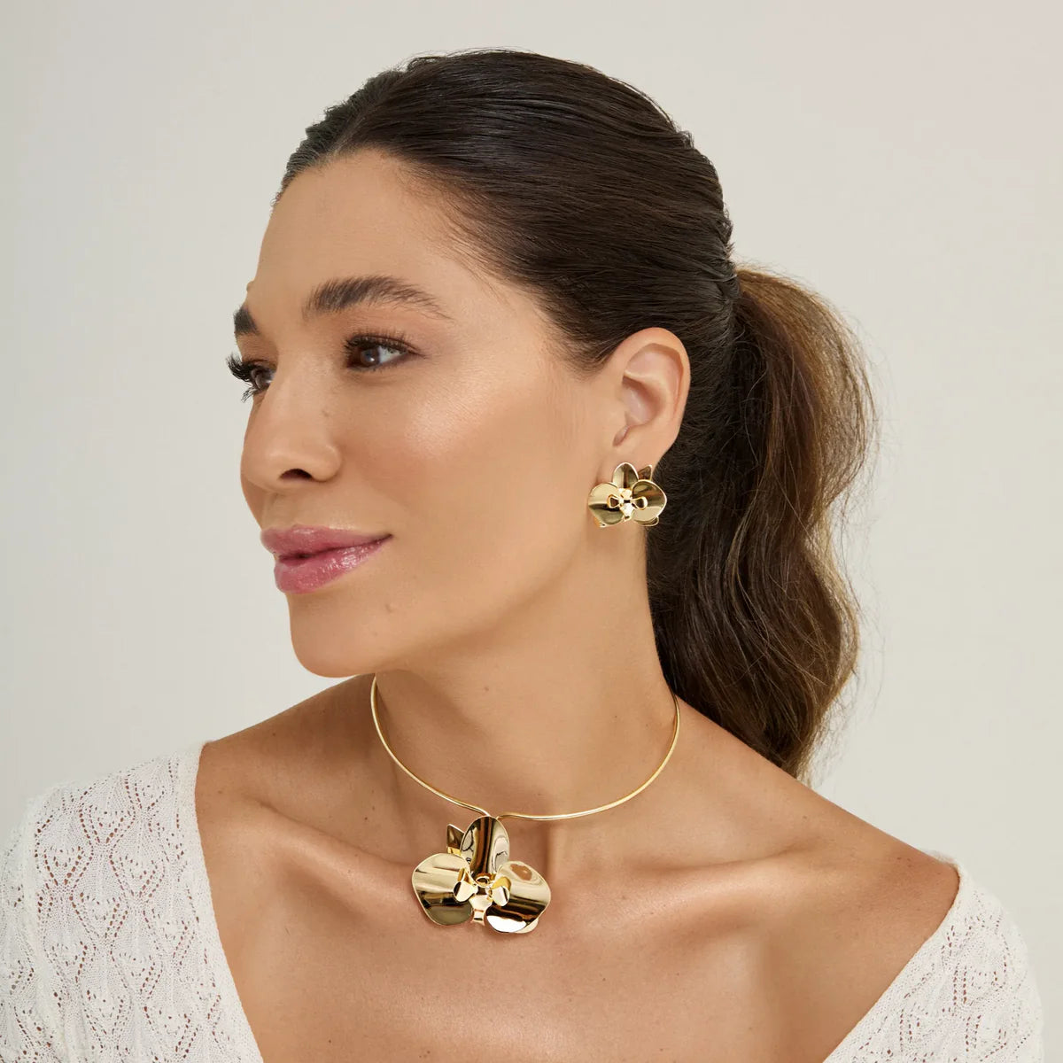 Choker  orchidea