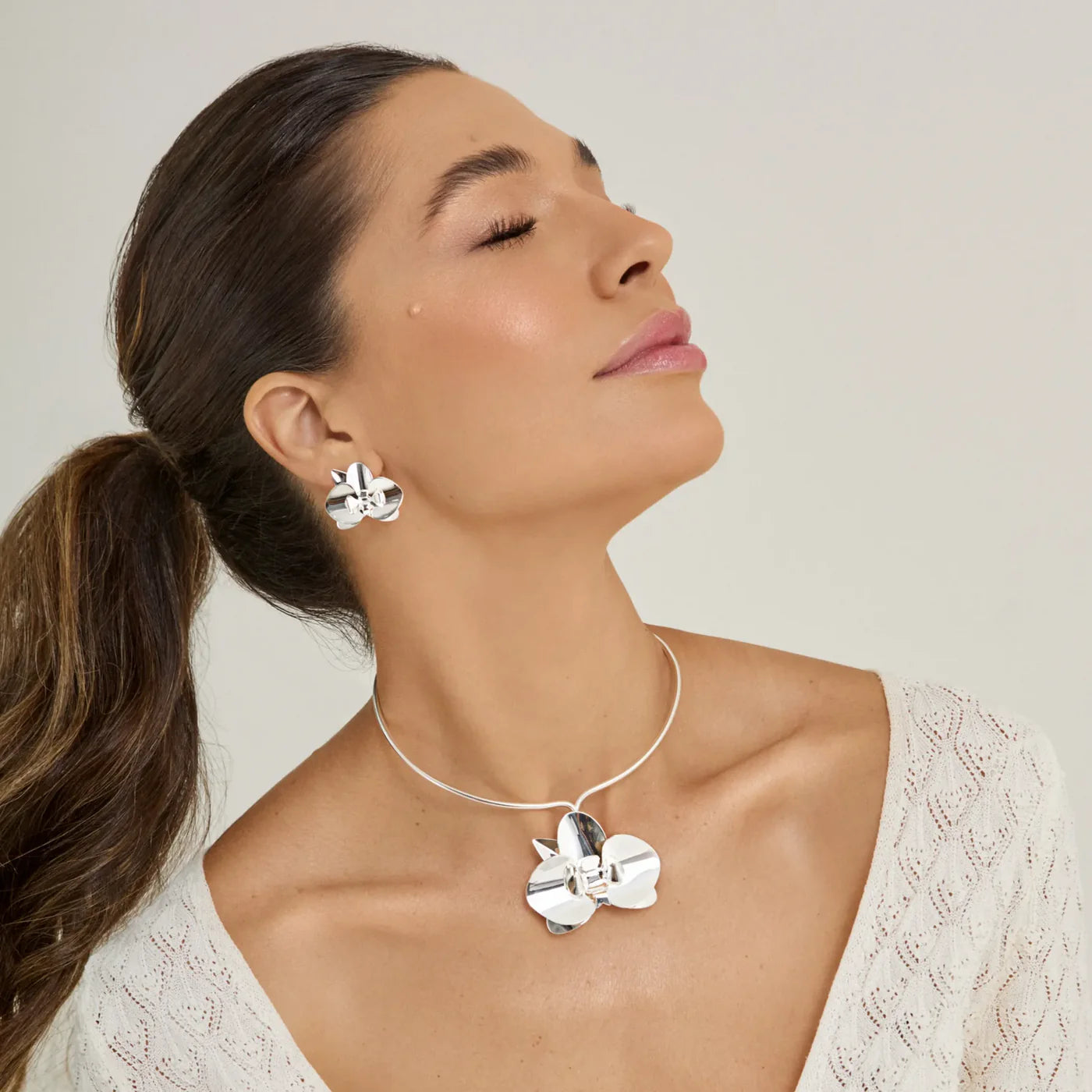 Choker  orchidea