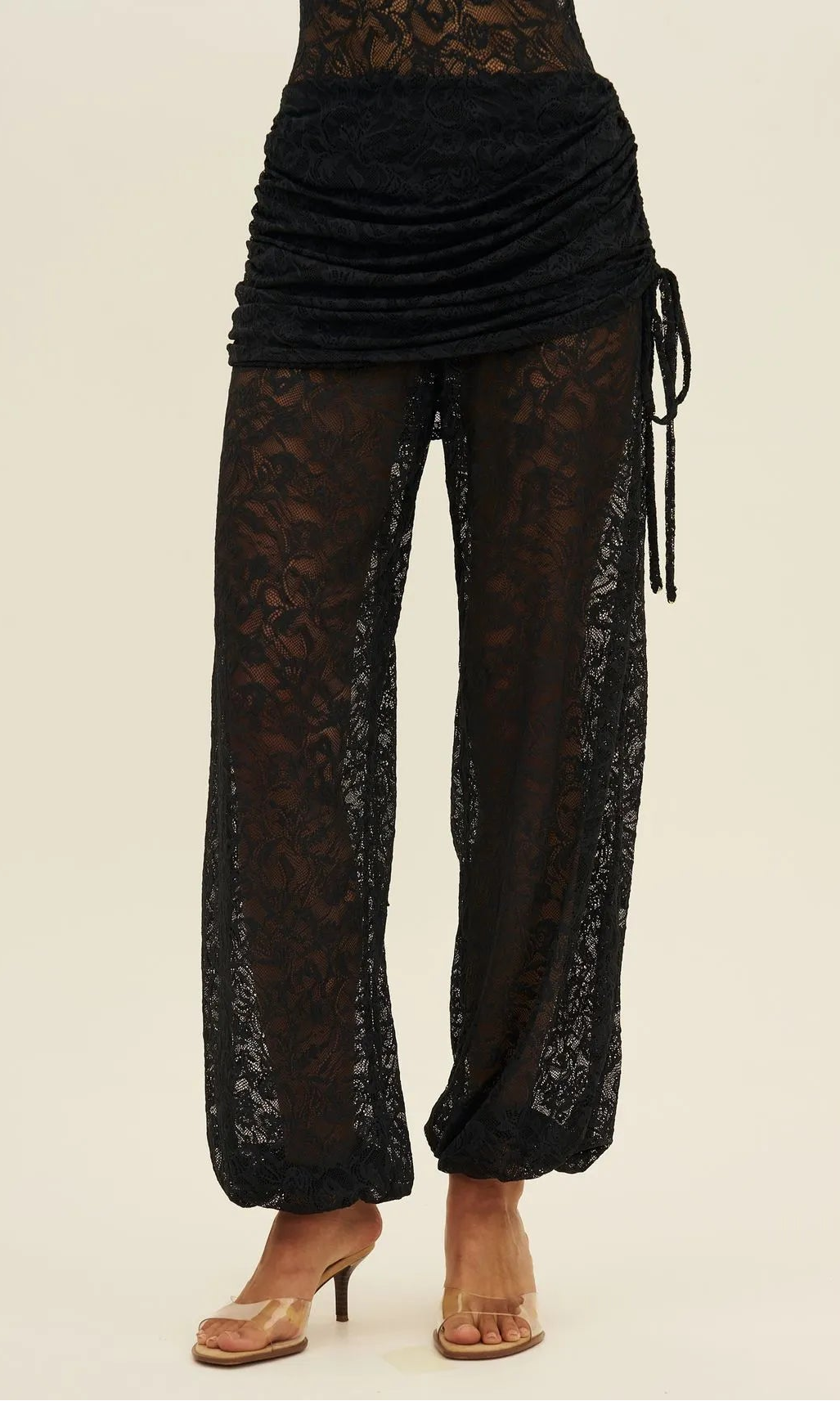 Pantaloni Aladino in pizzo
