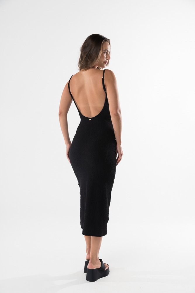 Abito midi nero