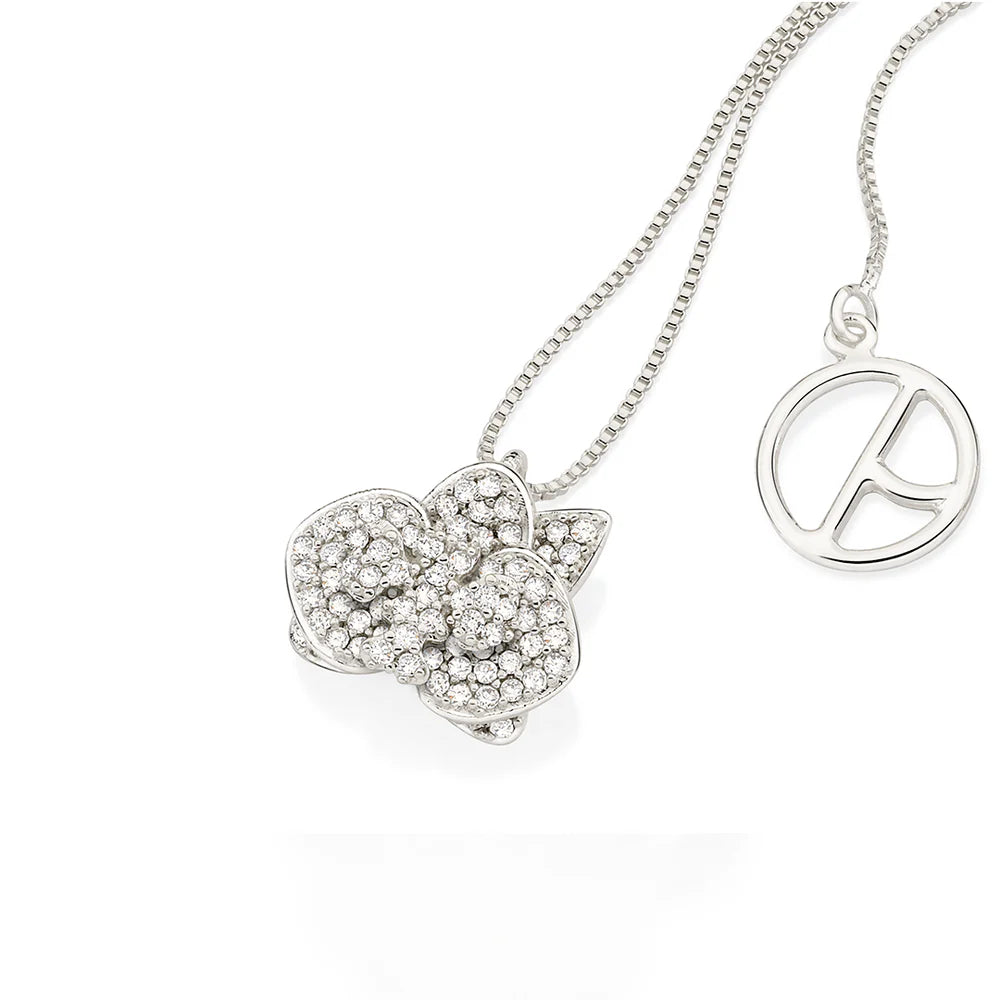 Collana Orchidea  Tempestate di Zirconi