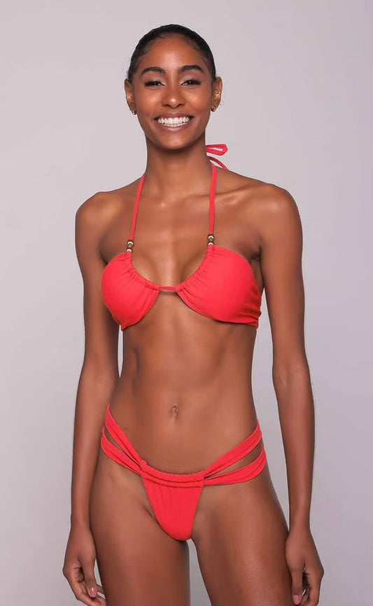 Bikini a tendina rovesciata