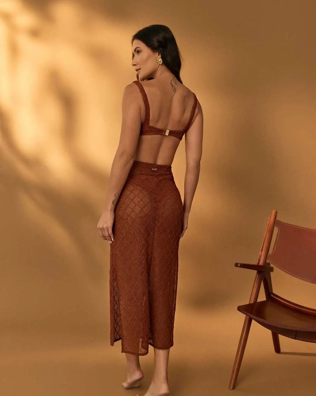 WESTERN MIDI SKIRT