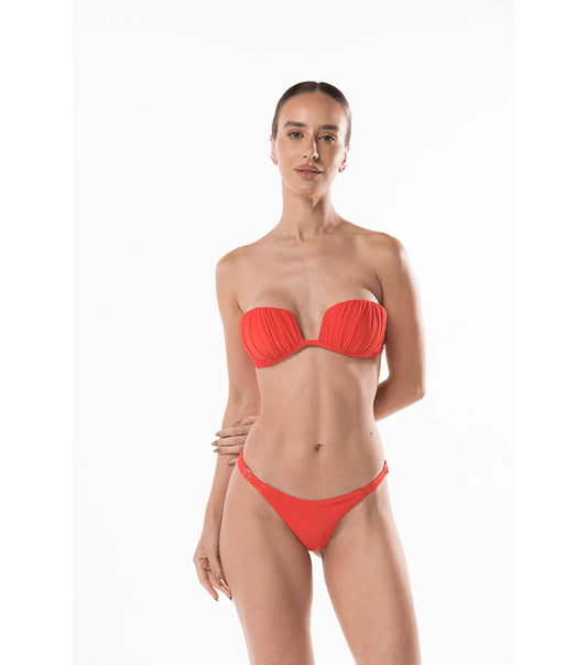 Bikini a fascia senza spalline
