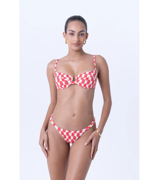 bikini mezza coppa  Damier