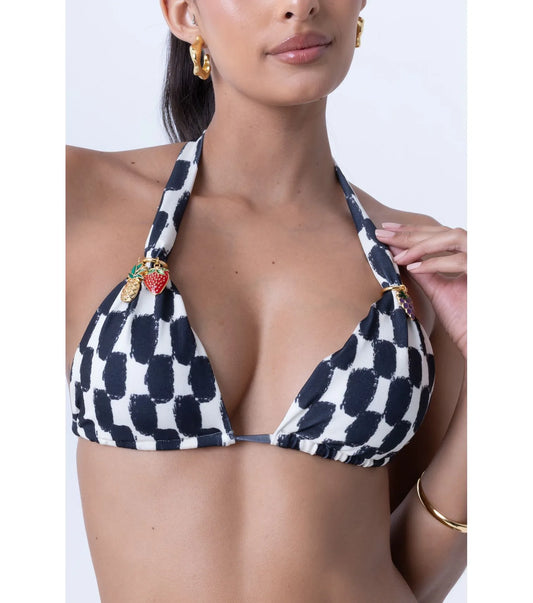 Bikini nero Damier